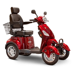 eWheels EW-46 4-Wheel Mobility Scooter Fast Long Range Captain Seat